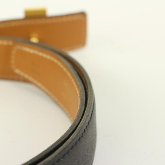 Hermès Black x Brown 24mm Reversible H Logo Belt main image 11